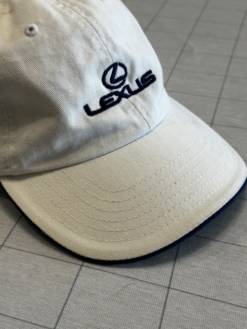 LEXUS White and Navy ball cap hat